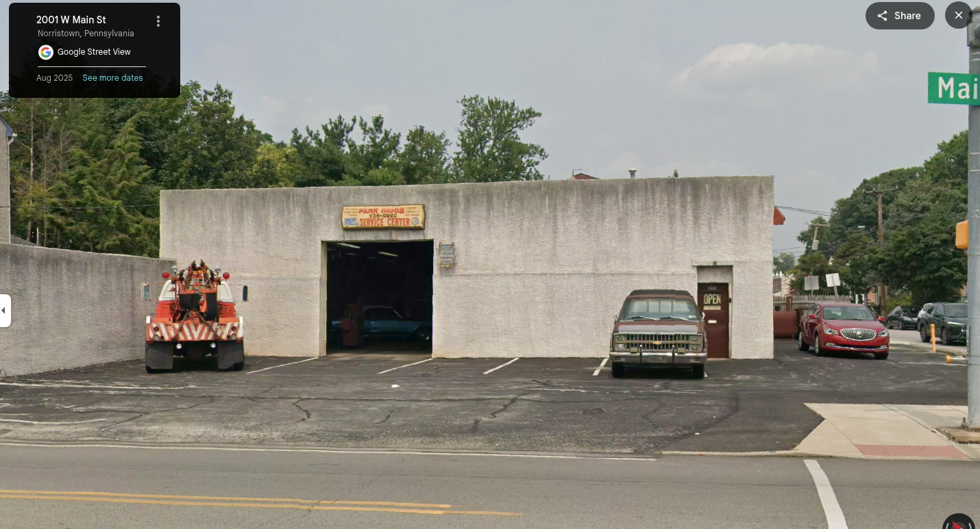 Exterior of Park Ridge Service Center